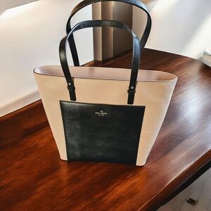 Kate Spade Black and White Tote Bag